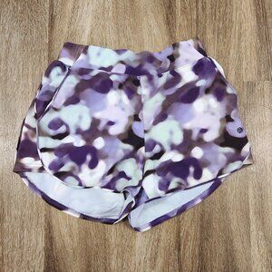 Green and purple women's athletic shorts size Medium